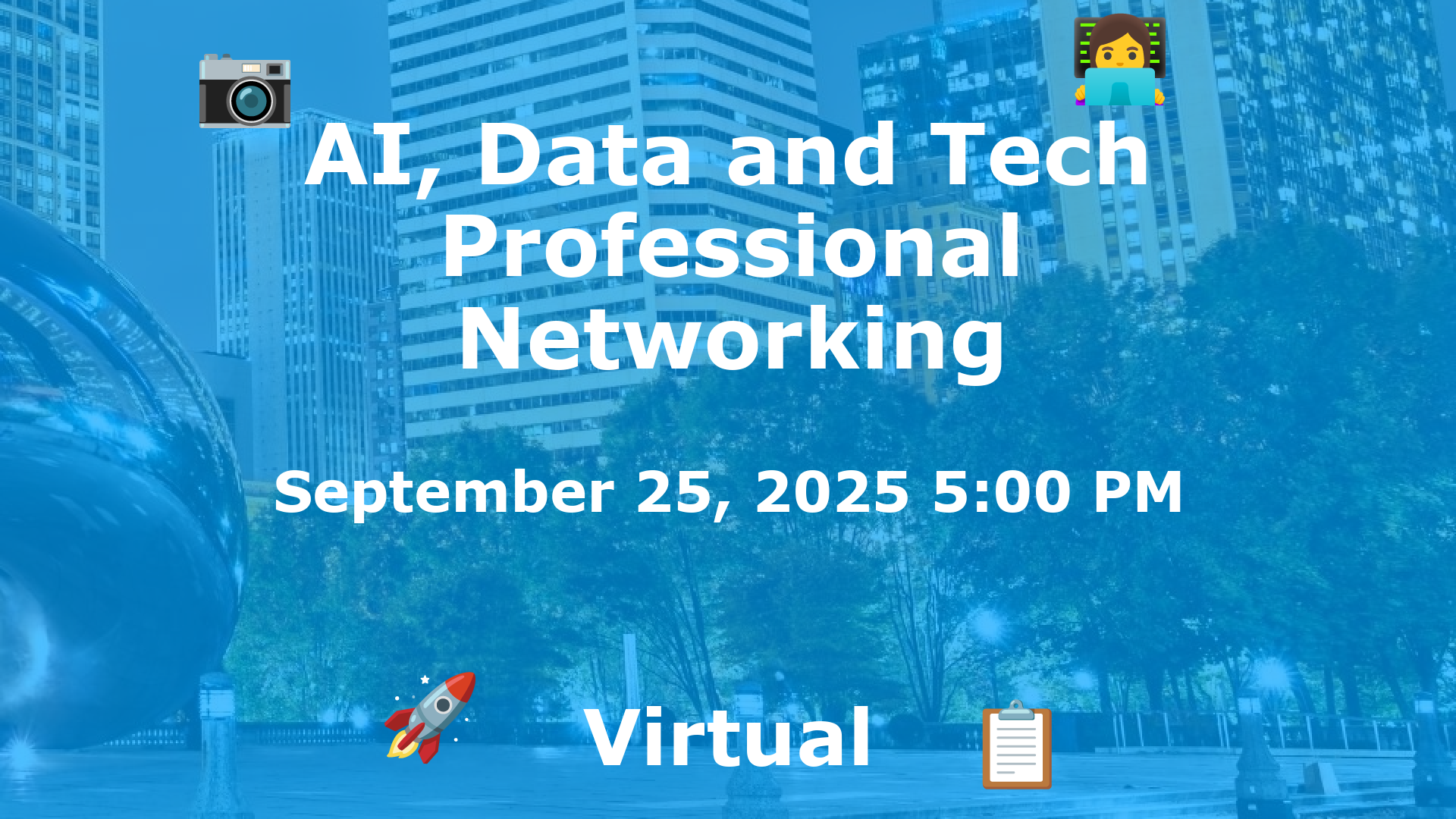 AI, Data and Tech Professional Networking event image